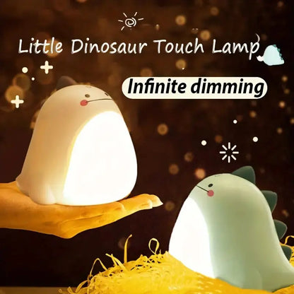 Dinosaur Cartoon Nightlight for Kids' Room Decor
